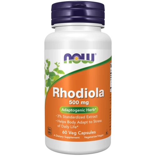 NOW - Rhodiola 500 mg - 60 kapsułek